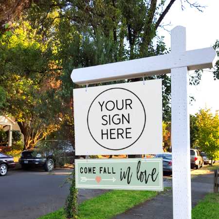 Come Fall in Love - Seasonal Sign Rider 3