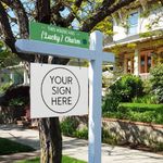 This house has Lucky Charm - Seasonal Sign Rider 3