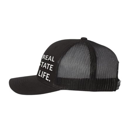 Trucker Hat - Real Estate Life - Black 3