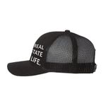 Trucker Hat - Real Estate Life - Black 3