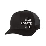 Trucker Hat - Real Estate Life - Black 2