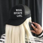 Trucker Hat - Real Estate Life - Black 1