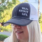 Trucker Hat - Real Estate Life - Black & White 1
