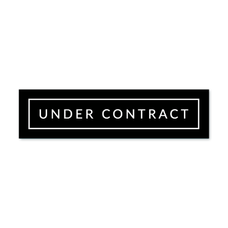 Under Contract - Minimal - Sign Rider 1