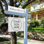 Welcome Home- Cursive with Heart - Sign Rider 3