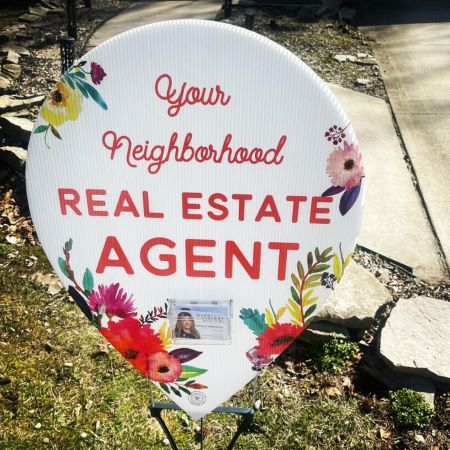 Your Neighborhood Agent - Floral Map Pin 3
