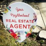 Your Neighborhood Agent - Floral Map Pin 3